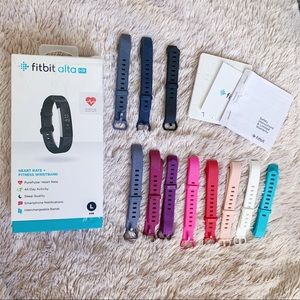 Fitbit Alta HR with Extra Bands - Size LARGE